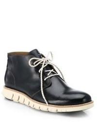 Cole Haan Zerogrand Leather Chukka Boots