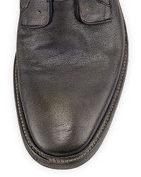 John Varvatos Norvegian Laceless Leather Chelsea Boot Gray