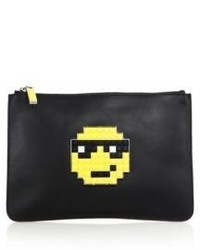 Les Petits Joueurs Boss Small Leather Clutch