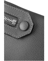 Valextra Textured Leather Pouch