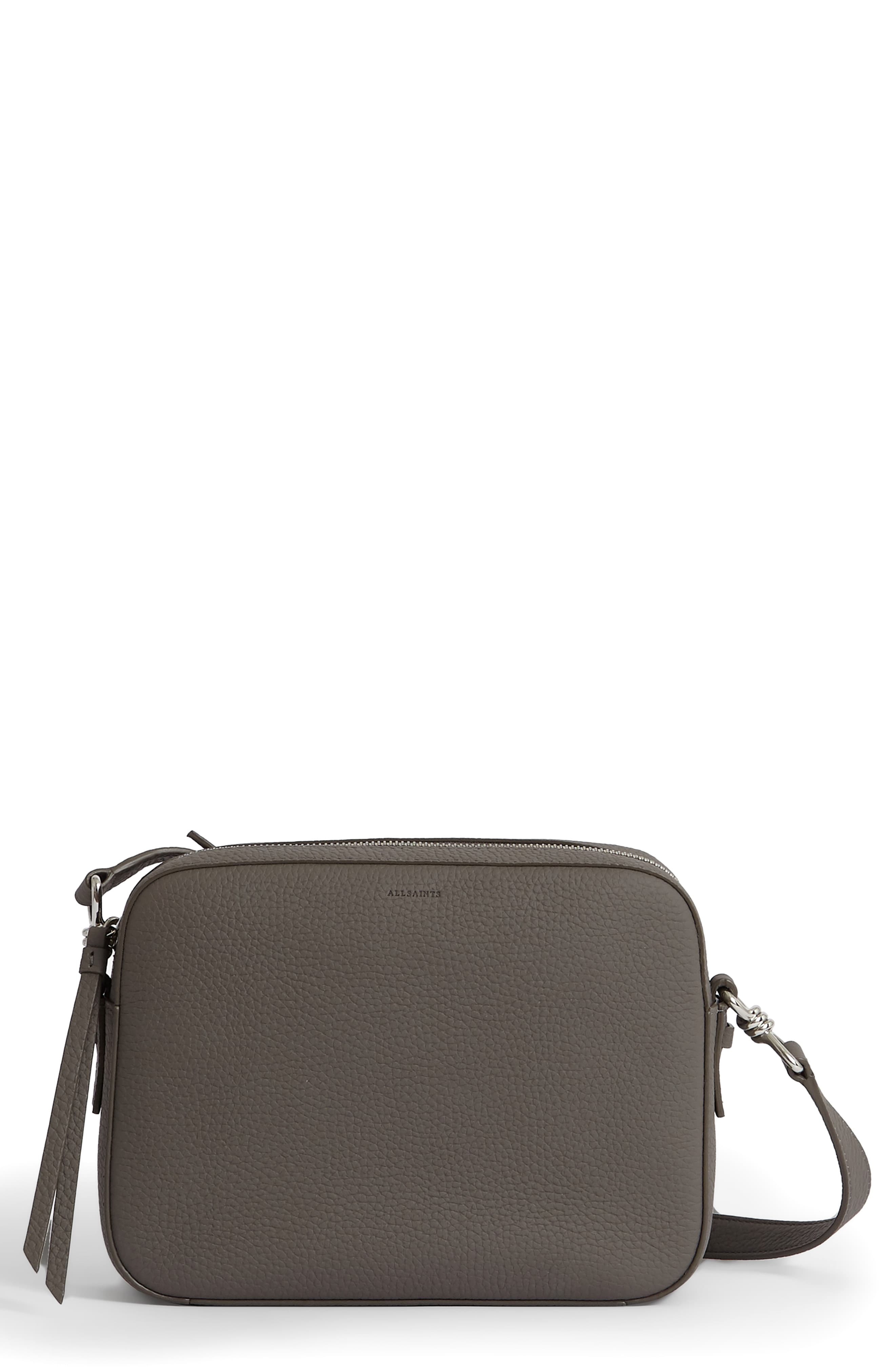 AllSaints Captain Square Leather Crossbody Bag, $198 | Nordstrom ...