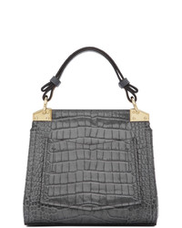 Givenchy Grey Croc Mini Mystic Bag