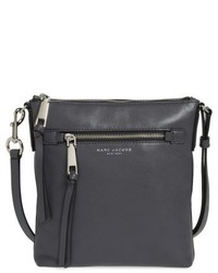 Marc Jacobs Recruit Northsouth Leather Crossbody Bag Grey