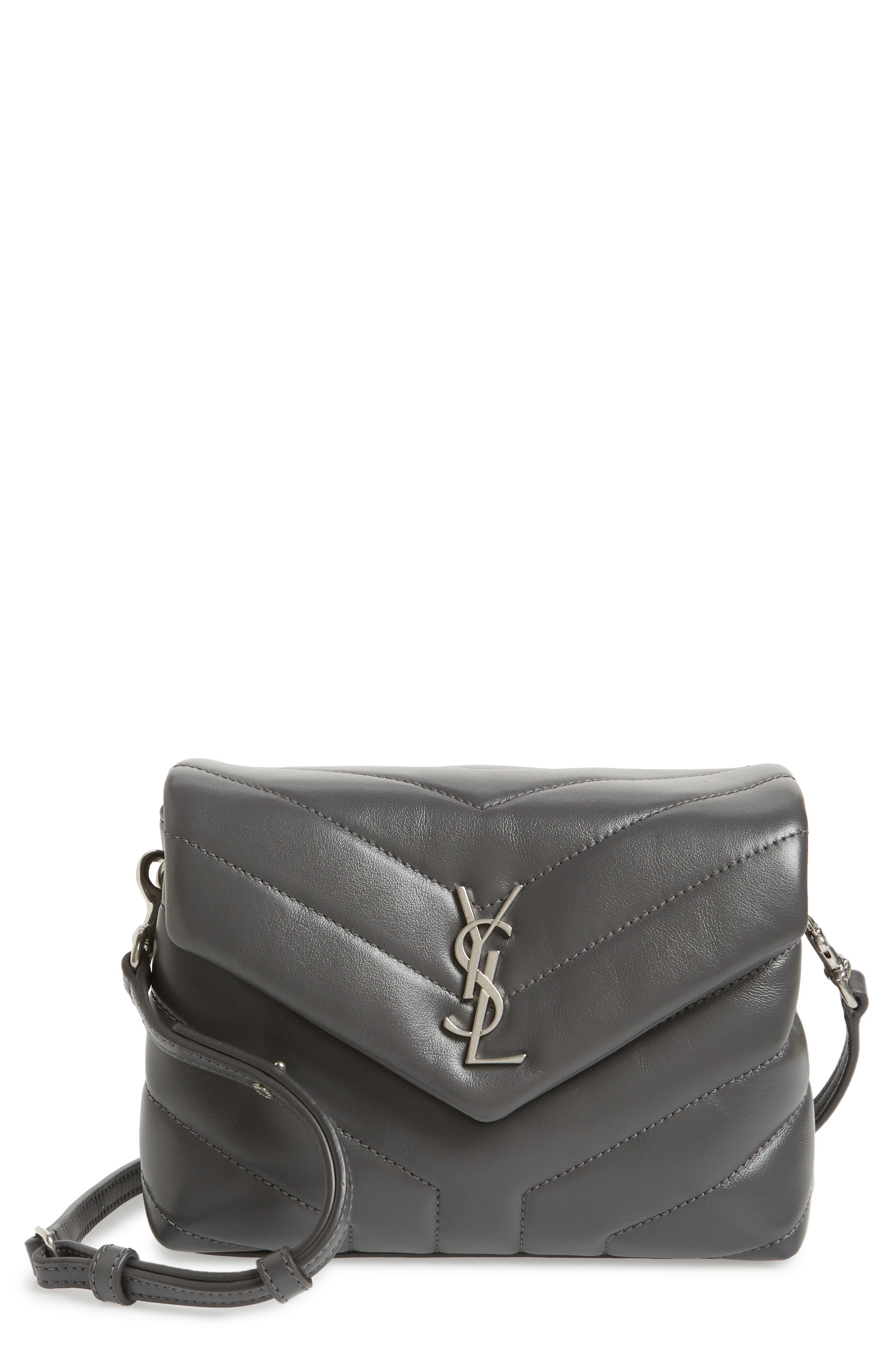 toy loulou calfskin leather crossbody bag