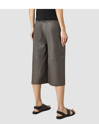 AllSaints Mitel Leather Culotte Pants