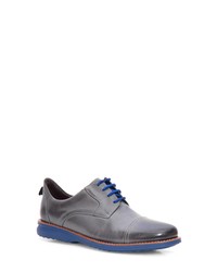 Sandro Moscoloni Jared Straight Tip Blucher Oxford In Grey At Nordstrom
