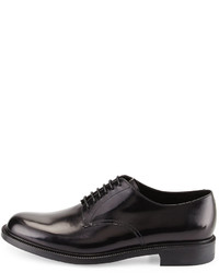 Giorgio Armani Leather Derby Shoe Black