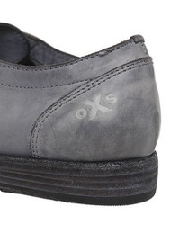 O.x.s. Washed Leather Derby Lace Up Shoes
