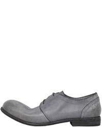 O.x.s. Washed Leather Derby Lace Up Shoes