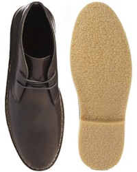 Asos Desert Boots In Leather