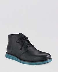 Cole Haan Lunargrand Leather Chukka Boots