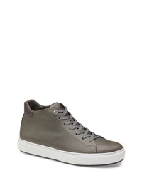 Johnston & Murphy Anson High Top Sneaker In Gray At Nordstrom