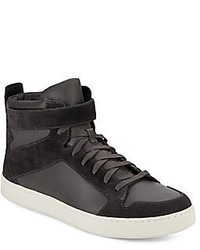 Vince Athens Leather Suede Sneakers
