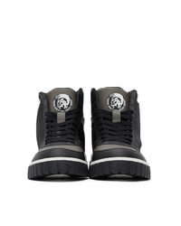 Diesel Black S Rua Sk High Sneakers