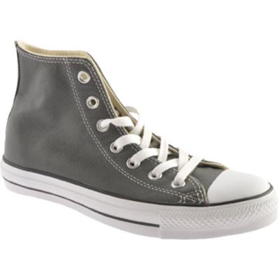 converse charcoal leather