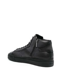 Santoni High Top Lace Up Sneakers