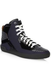 Bally High Top Leather Sneakers