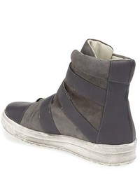 Plomo Libby Leather Suede High Top Sneaker