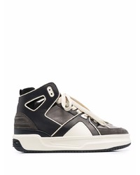 Just Don Panelled High Top Sneakers