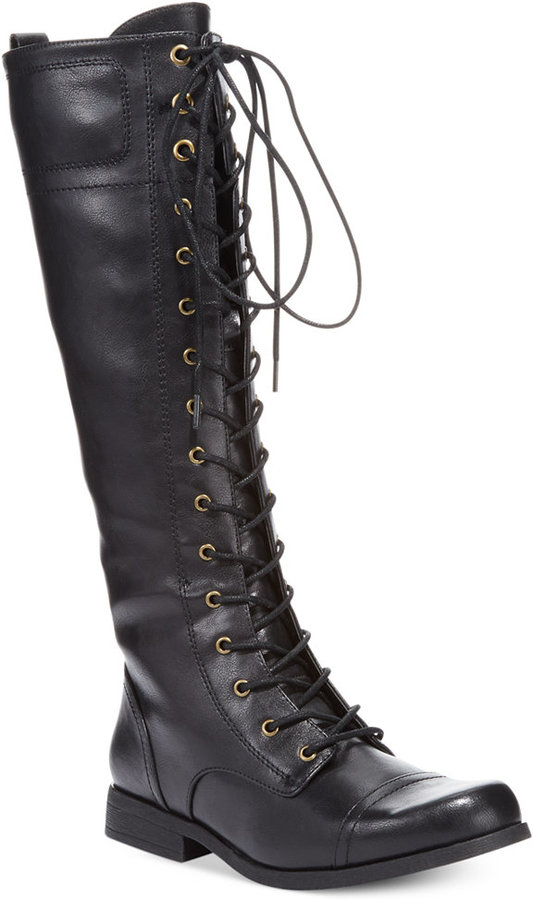 XOXO Bonnie Lace Up Tall Boots | Where to buy & how to wear