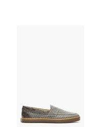 H By Hudson Grey Woody Penny Loafers