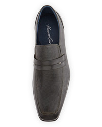 Kenneth Cole Later Date Perforated Leather Loafer Gray