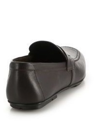 Salvatore Ferragamo Nuevo Leather Penny Loafers