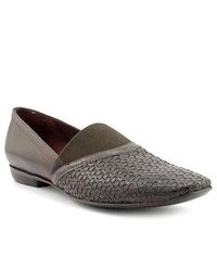 Sesto Meucci Glance Brown Leather Loafers Shoes Newdisplay