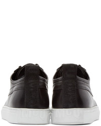 McQ Alexander Ueen Black Leather Chris Sneakers
