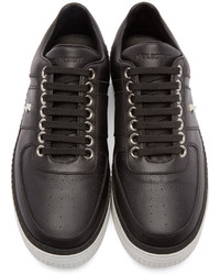 Neil Barrett Black Leather City Sneakers
