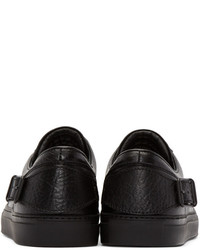 Belstaff Black Leather Dagenham Sneakers