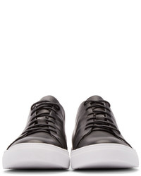 Tiger of Sweden Black Leather Sneakers