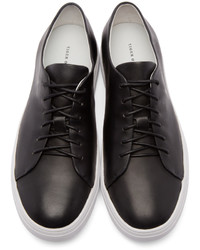 Tiger of Sweden Black Leather Sneakers