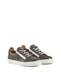 Giuseppe Zanotti Frankie Zipped Low Top Sneakers