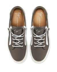 Giuseppe Zanotti Frankie Zipped Low Top Sneakers