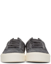 Vans Grey Nubuck Old Skool Lite Lx Sneakers