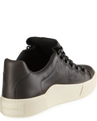 Balenciaga New Arena Leather Low Top Sneaker Gray