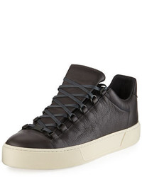 Balenciaga New Arena Leather Low Top Sneaker Gray