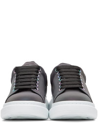 Alexander McQueen Purple Iridescent Oversized Sneakers