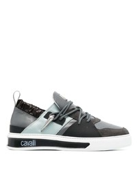 Roberto Cavalli Tiger Tooth Panelled Sneakers