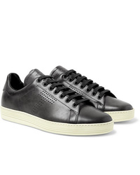 Tom Ford Warwick Perforated Leather Sneakers