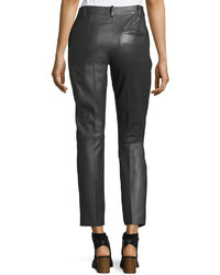 Joseph Zoom Stretch Leather Trousers