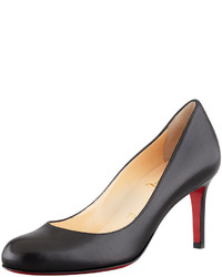Christian Louboutin Simple Leather Red Sole Pump