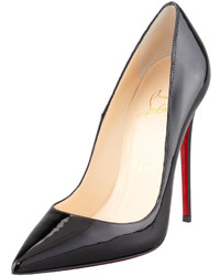 Christian Louboutin So Kate Patent Red Sole Pump Black