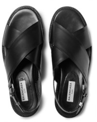 Balenciaga Leather Sandals
