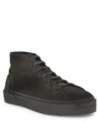 Lanvin Ankle Length Leather Sneakers