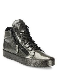Giuseppe Zanotti Glossy Zipped Sneakers