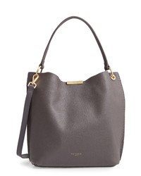 Ted Baker London Candiee Faceted Bar Leather Hobo