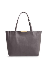 Ted Baker London Clarkia Faceted Bar Leather Shopper