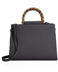 Gucci Leather Bamboo Top Handle Tote